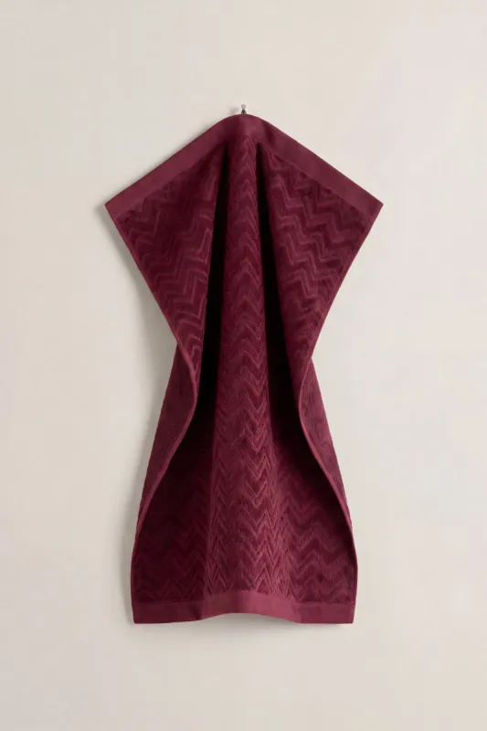 Gant HÅNDKLE Jacquard FISKEBENSMØNSTER 50x70 cm