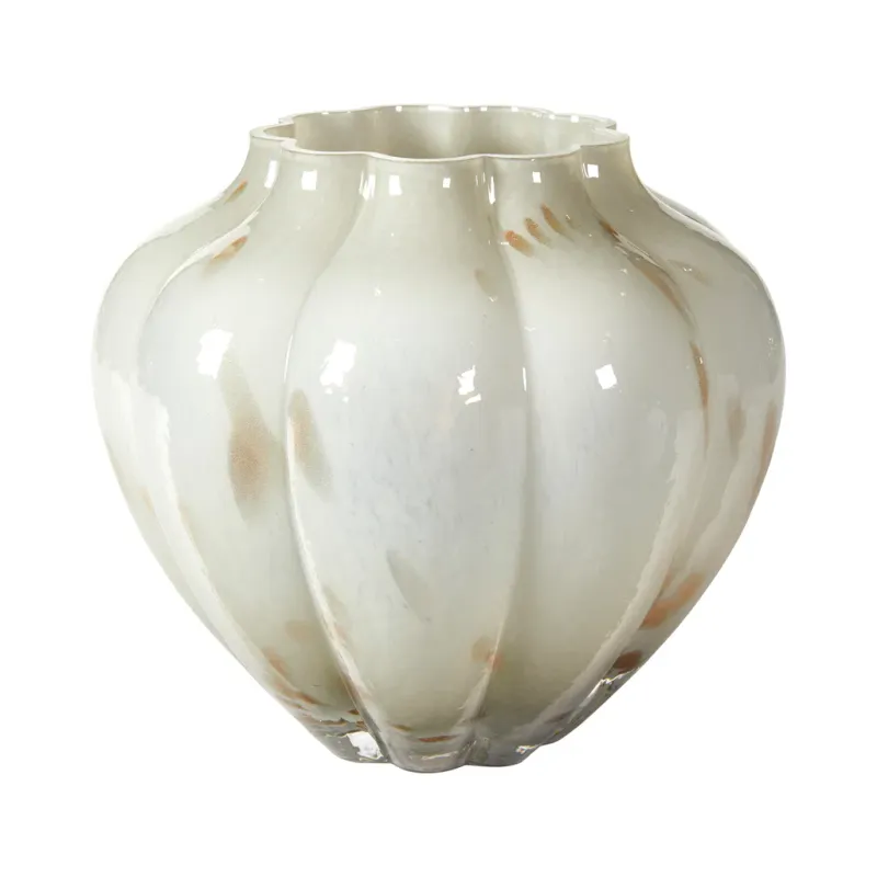 Speedtsberg VASE Glass Grå/Kobber 24x22