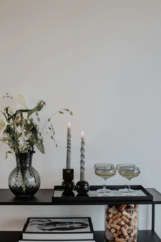 Specktrum MEADOW Stemware Grey Cocktail Glass