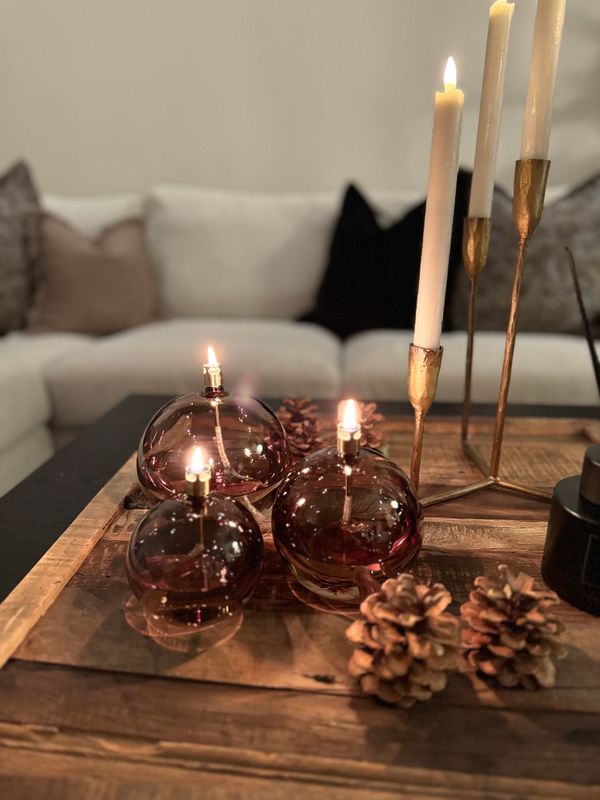 Peri Living OLJELAMPE Champagne Small