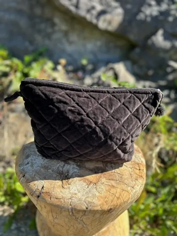 Anouska TOALETTMAPPE Velur Black