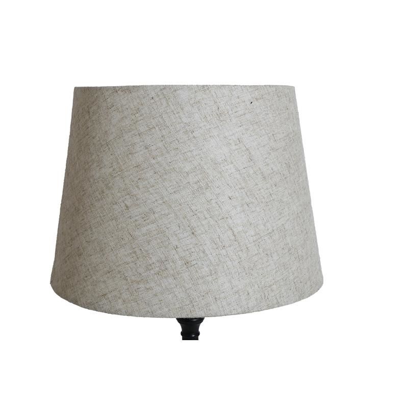 Lampeskjerm Rund/Lin Beige 27x35x25cm