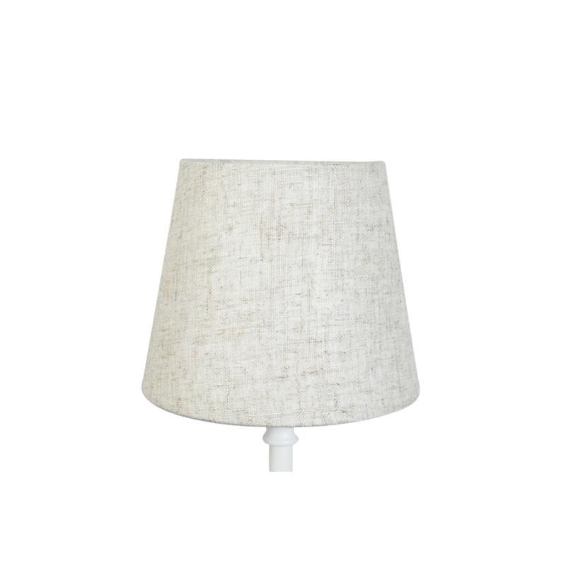 Lampeskjerm Rund/Lin Beige 13x18x15cm