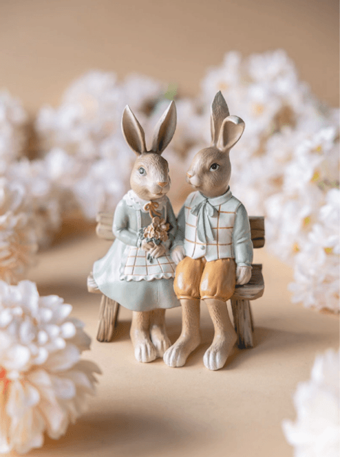 Hovedbilde A Lot KANINPAR på Benk 19cm