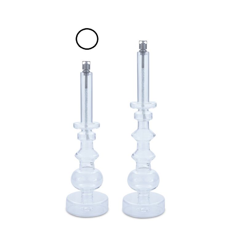 Peri Living OLJELAMPE M Candleholder Clear