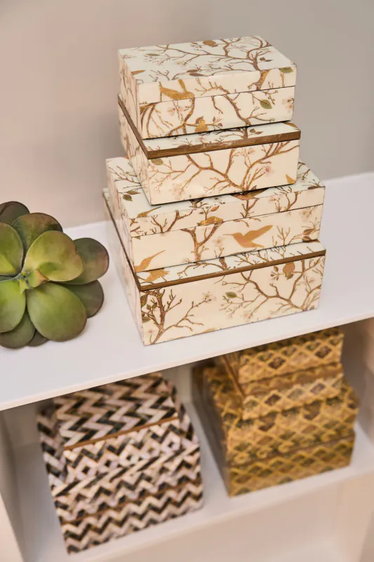 Speedtsberg BOKS S Fugl Krem 